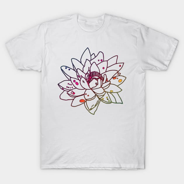 Water Lilly T-Shirt by Shyflyer